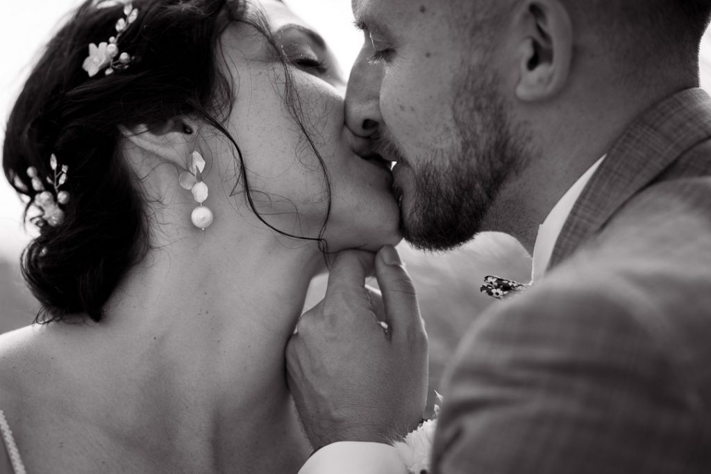 Paar Hochzeit Strand Portrait Schillig Aurich